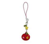 LIbgiubhy Bonita correa de teléfono con dije de manzana que simboliza la buena suerte y la felicidad, accesorio para los entusiastas de la moda