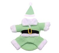 LIbgiubhy Bonito disfraz de Papá Noel para perro y sombrero para fiesta de Navidad, disfraz de Papá Noel, festival, disfraz de mascota para cosplay, suministros de vacaciones