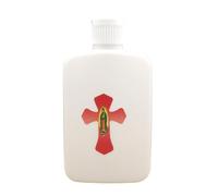 LIbgiubhy Botella de agua bendita con diseño de cruces creativas, rellenable, suministros para fiestas