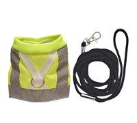 LIbgiubhy Chaleco impermeable para pájaros para mascotas con correa comodidad para cacatúas loros traje de pájaro traje de vuelo ropa reflectante