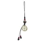 LIbgiubhy Colgante chino con cuentas para colgar hecho a mano, accesorio de joyería para decoración de llaves de coche