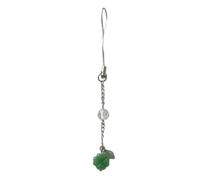 LIbgiubhy Colgante de hierba de cuatro hojas para teléfono, llavero, correa, bolsa, decoración, cartera