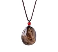 LIbgiubhy Collar de moda para mujer hecho a mano con ágatas naturales con formas únicas y cómodo de llevar para cualquier ocasión