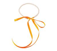 LIbgiubhy Collar moderno con lazo de cinta, atractivo y elegante, collar con colgante de lazo, joyería para uso diario, citas, fiestas