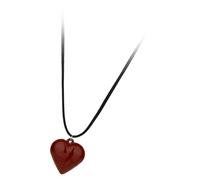 LIbgiubhy Collar único con dije de corazón con cadena de suéter de longitud ajustable, joyería de cuello a la moda, collar con colgante de lazo para uso diario