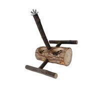 LIbgiubhy Comedero para pájaros, comedero para mascotas, loros, garra de molienda, comedero para loros, adecuado para loros pequeños