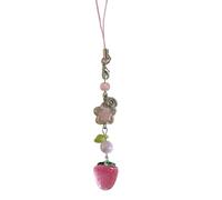 LIbgiubhy Cuteness Bag - Colgante portátil para teléfono con forma de fresa, elegante colgante de teléfono para fiestas y reuniones