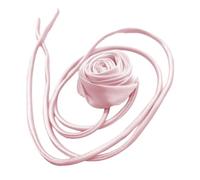 LIbgiubhy Delicado collar de lazo de rosas, collar de longitud ajustable, para uso diario en fiestas