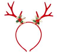 LIbgiubhy Diadema decorativa de Navidad para adultos y niños, diseño de reno navideño, espectáculo, festival, celebración