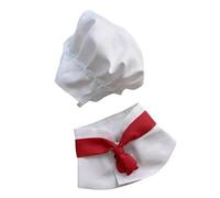 LIbgiubhy Disfraz de fiesta para mascotas, accesorios para fotos de mascotas, disfraz de chef blanco, disfraz de cumpleaños para mascotas para Halloween y fiestas temáticas