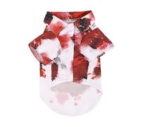 LIbgiubhy Disfraz único de Halloween con camisa de sangre para mascotas, para fiestas, gatos, fotografía, disfraz de fiesta