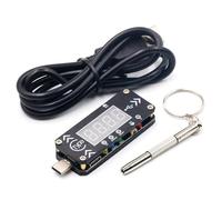 LIbgiubhy Disparador de carga rápida USB tipo C con indicador de voltaje digital y corriente para una eficiencia eficiente