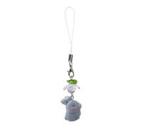 LIbgiubhy Elegante cadena móvil de conejos peludos con materiales de resina que mejora la estética del teléfono, adecuada para decoración individualizada