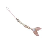 LIbgiubhy Elegante colgante de sirenas, correa multiusos para teléfono, práctico soporte para llaves, bolsa de accesorios, decoración para mujeres de moda