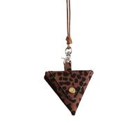 LIbgiubhy Elegante collar con colgante de cuero para auriculares y cambio y accesorio de moda para uso diario