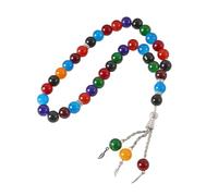 LIbgiubhy Elegantes cuentas de oración, rosario de oración, cuentas de cristal/esmalte, adecuadas para varias ocasiones