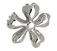 LIbgiubhy Elegantes pinzas de metal para el pelo, accesorio con forma de flor, pinzas de pelo de metal versátiles para uso casual y formal