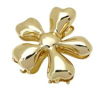 LIbgiubhy Elegantes pinzas de metal para el pelo, accesorio con forma de flor, pinzas de pelo de metal versátiles para uso casual y formal