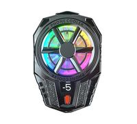 LIbgiubhy Enfriadores de teléfono para juegos, ventilador de refrigeración universal para teléfono con luz LED, radiador de teléfono para teléfono