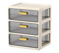 LIbgiubhy Estuche de almacenamiento multiusos para escritorio con cajones deslizantes suaves para suministros de oficina y almacenamiento de documentos, uso doméstico
