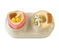 LIbgiubhy Estuche para lentes con ventosa, herramienta de extracción segura de lentes, White