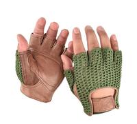 LIbgiubhy Guantes de piel para hombre, de media pierna, para deportes al aire libre, gimnasio, motocicleta, ciclismo y al aire libre