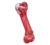 LIbgiubhy Hueso de goma molar Perros Resistencia al desgaste incorporada Limpieza de dientes de perro Juguete interactivo para perros Cuidado dental