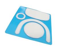 LIbgiubhy Ice Edition Skates Pad 1Set Redondo Bordes Curvados Pie de Ratón Pegatinas para GPROX Superlight 2 Mouse