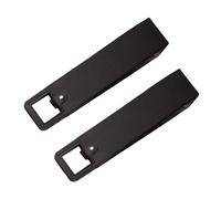 LIbgiubhy Juego de 2 sofisticadas bolsas de vino de cuero portátiles para guardar botellas de vino para picnics y fiestas, soporte para champán, Black