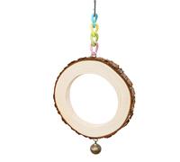 LIbgiubhy Loros Juguetes Hamaca Columpio Juguete Columpio Soporte Entrenamiento Suministros Juguetes Hamaca Madera Con Colorido Enlace Juguete