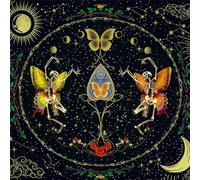 LIbgiubhy Mantel de franela para tarot y altares de mesa, diseño de oráculos astrológicos
