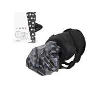 LIbgiubhy Pantalones cortos para el período del perro, pantalones cómodos con tirantes suaves, con bolsa para excrementos, pañales para perros hembras