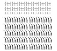 LIbgiubhy Paquete de 100 elegantes pinchos con tornillos para collar de cinturón, textura de aleación para cinturones, collares y accesorios de moda