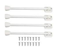 LIbgiubhy Paquete de 4 extensiones plegables de hierro para patas de mesa, base de herradura, para almacenamiento de proyectos de muebles