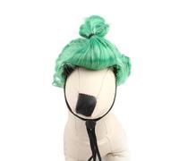 LIbgiubhy Pelucas de Halloween para mascotas, pelucas de broma para perros y gatos, suministros de disfraces, ropa de fiesta de carnaval, accesorio para mascotas