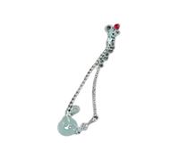 LIbgiubhy Pulsera única geométrica de color plateado para mujer con cadena ajustable para uso diario
