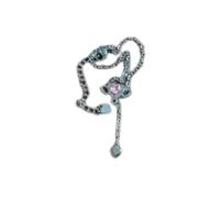 LIbgiubhy Pulsera única geométrica de color plateado para mujer con cadena ajustable para uso diario