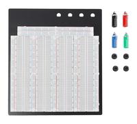 LIbgiubhy Tablero sin soldadura con 3220 puntos y placa base de aluminio para electrónica y construcción de circuitos