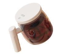 LIbgiubhy Taza de vidrio con agitación automática, carga USB, diseño portátil, fácil de usar, para café, té, en la oficina, uso doméstico, tazas de viaje de vidrio premium