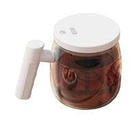 LIbgiubhy Taza de vidrio con agitación automática, carga USB, diseño portátil, fácil de usar, para café, té, en la oficina, uso doméstico, tazas de viaje de vidrio premium