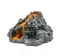 LIbgiubhy Terrarios con plataforma para tomar el sol, decoración de peceras, decoración de paisajismo, refugio, tortugas, volcánicos, escondite, cueva