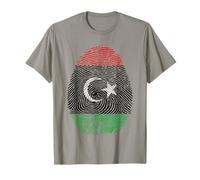 Libia Huella Digital Camiseta