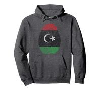 Libia Huella Digital Sudadera con Capucha