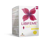 Libifeme Gla Extra - Reduce los Sintomas del Sindrome Premenstrual - Calambres Abdominales Dolor de Cabeza Tensión en Senos Ansiedad e Irritabilidad - Aceite de y Vitamina E, Onagra, 30 Pastillas