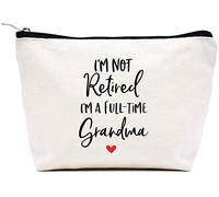 LIBIHUA Bolsa de Coworeker de Jubilación, 90 - No Estoy Jubilado, Soy una Abuela, 9.8 ″ W x 7″ H x 2.7″ Bottom, 390-i'm Not Retired I'm a Grandma