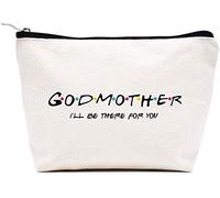 LIBIHUA Estuche de Maquillaje para Mujer, Estuche de Cosméticos Regalos para Hombre, Estuche de Viaje para Mujer, Beige, 9.8 ″ W x 7″ H x 2.7″ Bottom, 273 Madrina I''ll Be There You