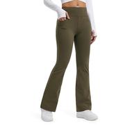 Libin Mujer Térmicos Leggings Deporte Chandal Pantalone | Tiro alto Impermeables para Invierno de Senderismo Trekking Deporte Travel Yoga Bootcut Pantalone con Bolsillos