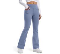 Libin Mujer Térmicos Leggings Deporte Chandal Pantalone | Tiro alto Impermeables para Invierno de Senderismo Trekking Deporte Travel Yoga Bootcut Pantalone con Bolsillos
