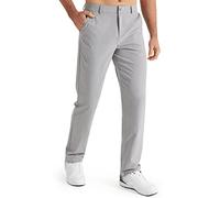 Libin Pantalón de Golf Hombre Elástico Slim Fit Ligeros y Pantalones Deporte Senderismo con Bolsillos 34W 32L Gris Hierro