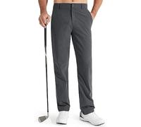 Libin Pantalón de Golf Hombre Elástico Slim Fit Ligeros y Pantalones Deporte Senderismo con Bolsillos 36W 30L Gris Hierro